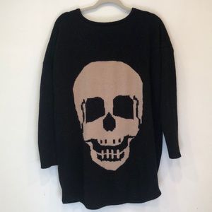 Hot & Delicious Skull Back Sweater